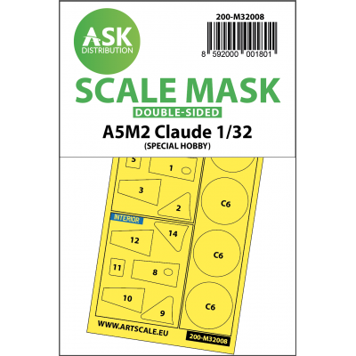 1/32 A5M2 Claude double-sided express mask for Special Hobby